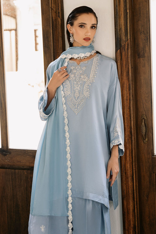 Delphinium Shirt and Dupatta