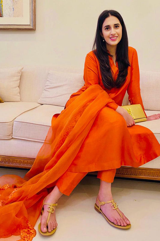 Rose Fantasia Shirt and Dupatta
