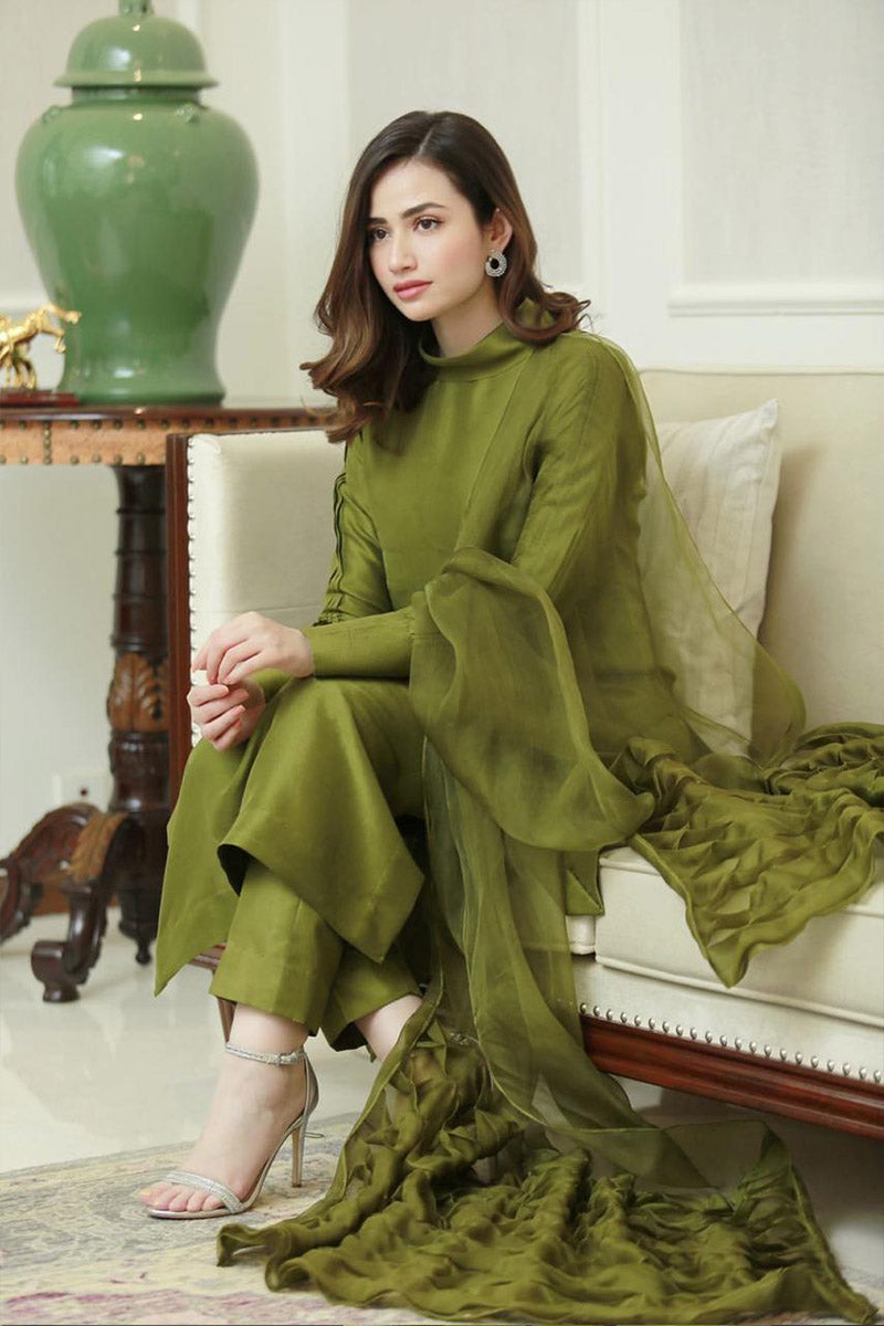 Floral Blouson Shirt and Dupatta