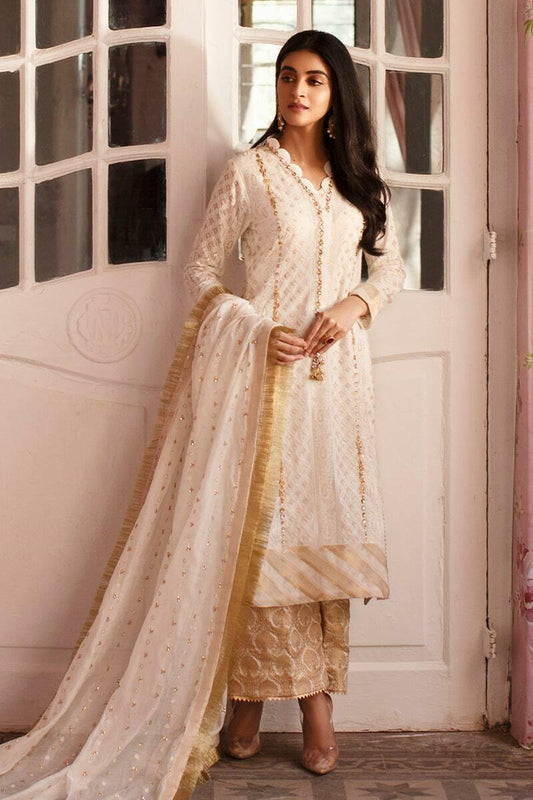 Orchid Shirt and Dupatta With Pants