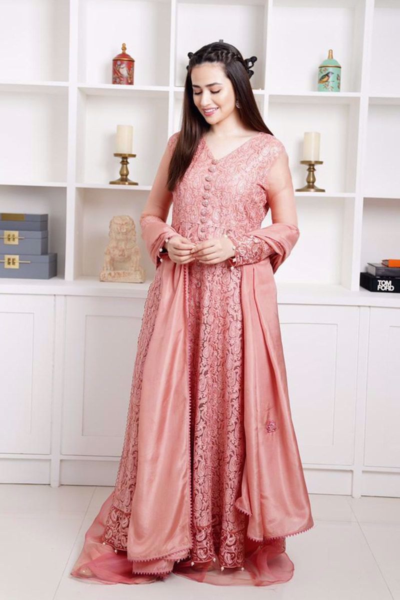 Vasl Kalidaar and Dupatta With Pants