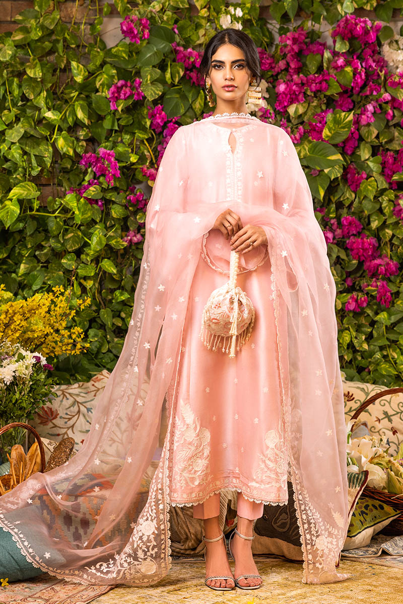 Pink Nectar Shirt and Dupatta