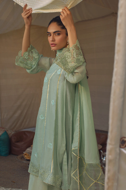 Sage Shirt and Dupatta