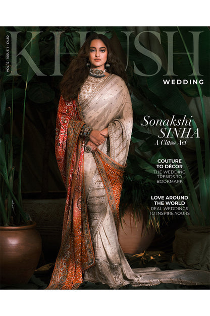 Sonakshi Sinha Ivory Saree