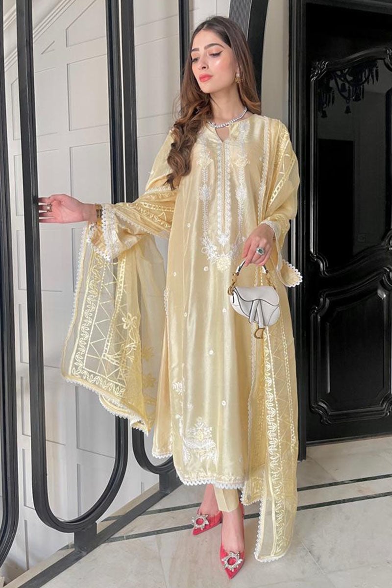Sorbet Elegance Shirt and Dupatta