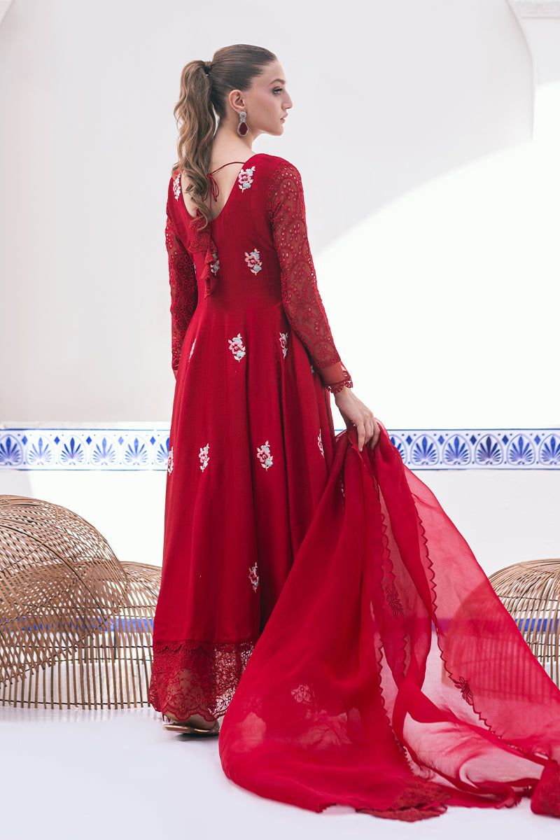 Rouge Kalidaar and Dupatta