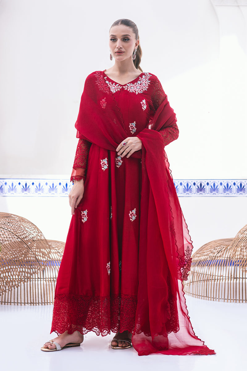 Rouge Kalidaar and Dupatta