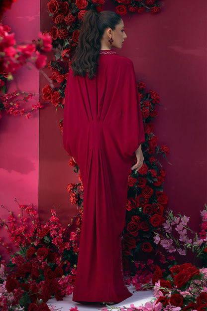 Silken Foliage Kaftaan