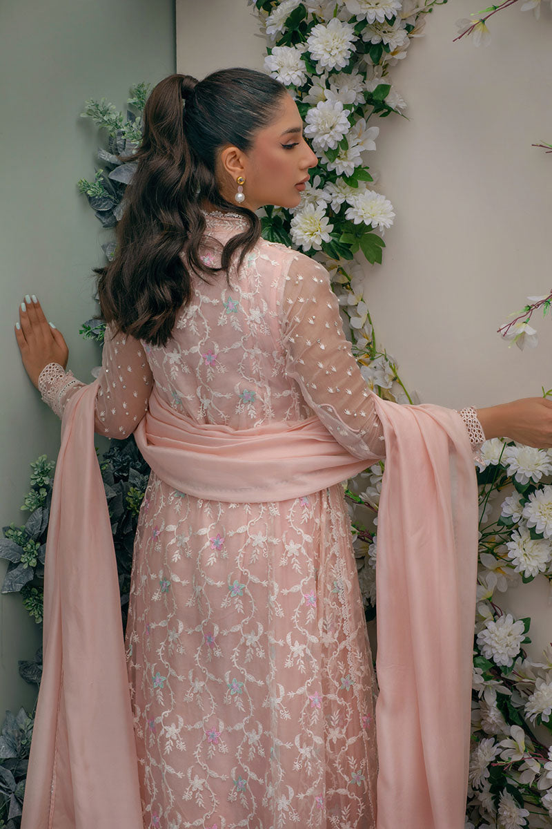 Pink Aura Kalidaar and Dupatta