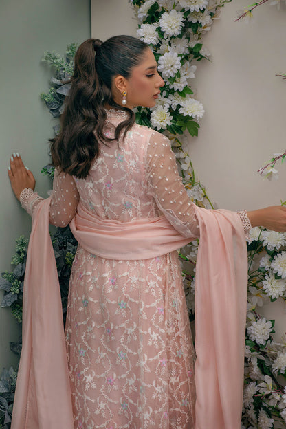 Pink Aura Kalidaar and Dupatta