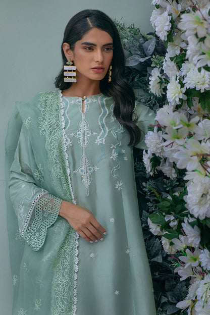 Serene Sage Shirt and Dupatta