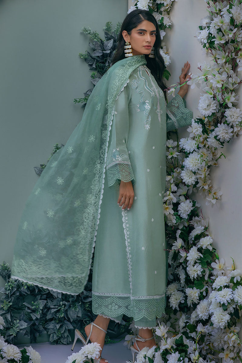 Serene Sage Shirt and Dupatta