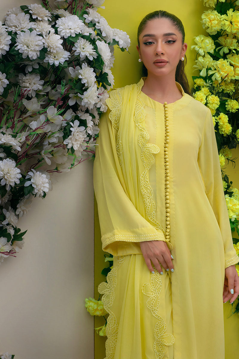 Sunny Citrus Shirt and Dupatta