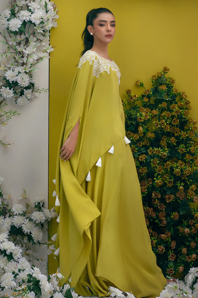 Lush Lime Shirt and Dupatta