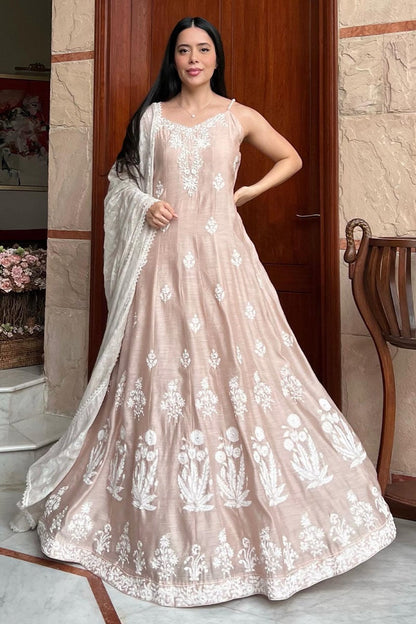 Hanam Kalidaar and Dupatta With Pants