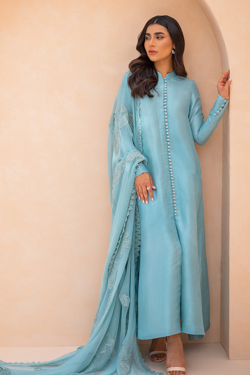 Aurora Frost Shirt and Dupatta