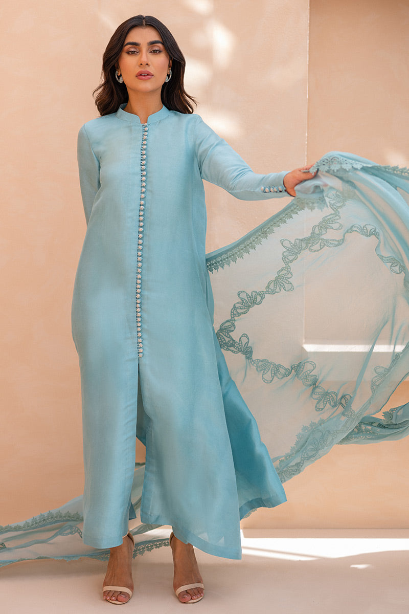 Aurora Frost Shirt and Dupatta