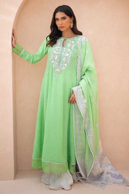 Verde Kalidaar and Dupatta