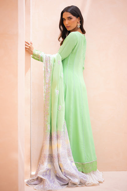 Verde Kalidaar and Dupatta