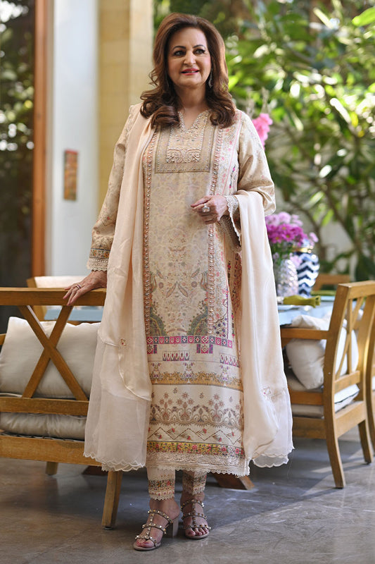 Sable Shirt and Dupatta