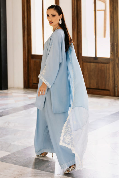 Delphinium Shirt and Dupatta
