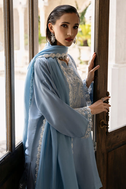 Delphinium Shirt and Dupatta