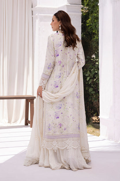 Lila Shirt And Dupatta