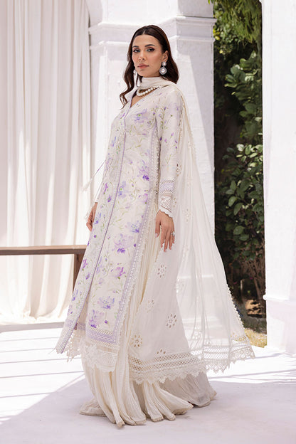 Lila Shirt And Dupatta