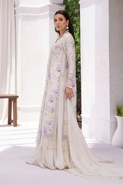 Lila Shirt And Dupatta