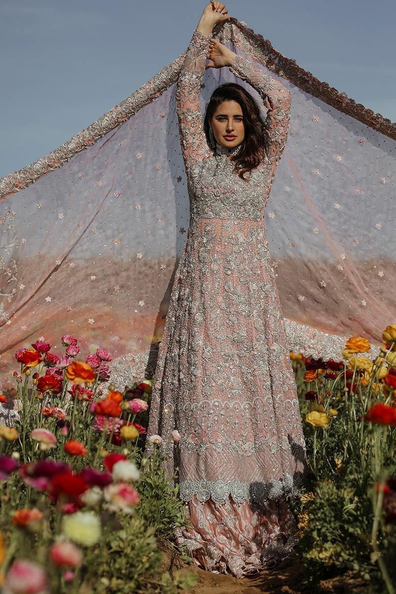 Blush pink kalidaar