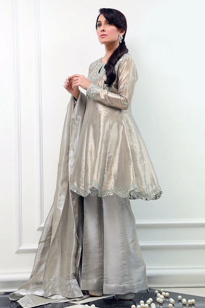 Agaste grey Shirt and Dupatta With Pants