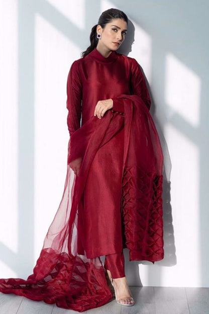 Dark fire Shirt and Dupatta