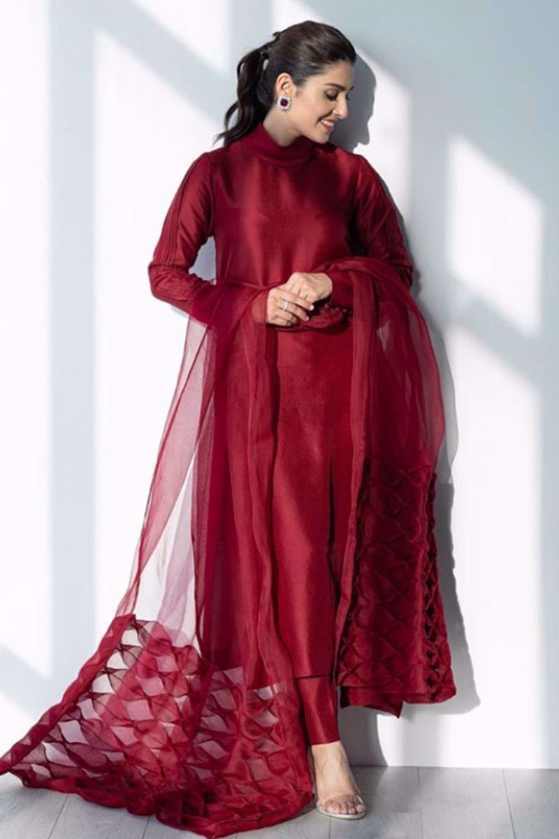 Dark fire Shirt and Dupatta