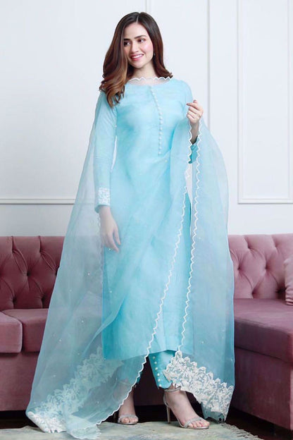 Bliss Desire Shirt and Dupatta With Pants