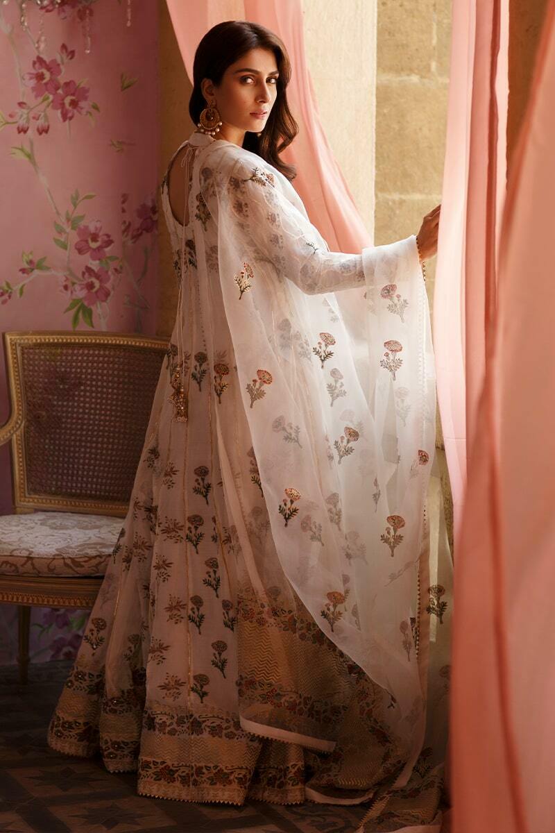 Subtle bloom Anagrkha and Dupatta