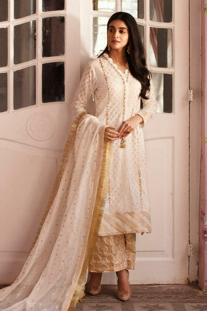 Orchid Shirt and Dupatta With Pants