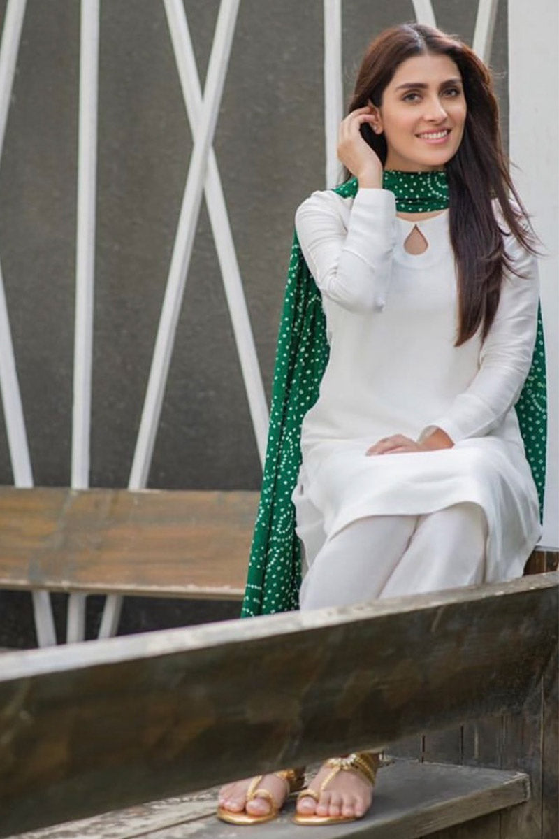 Flame Shirt and Dupatta