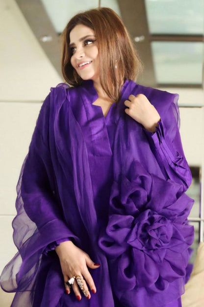 Violet Royality Shirt and Dupatta