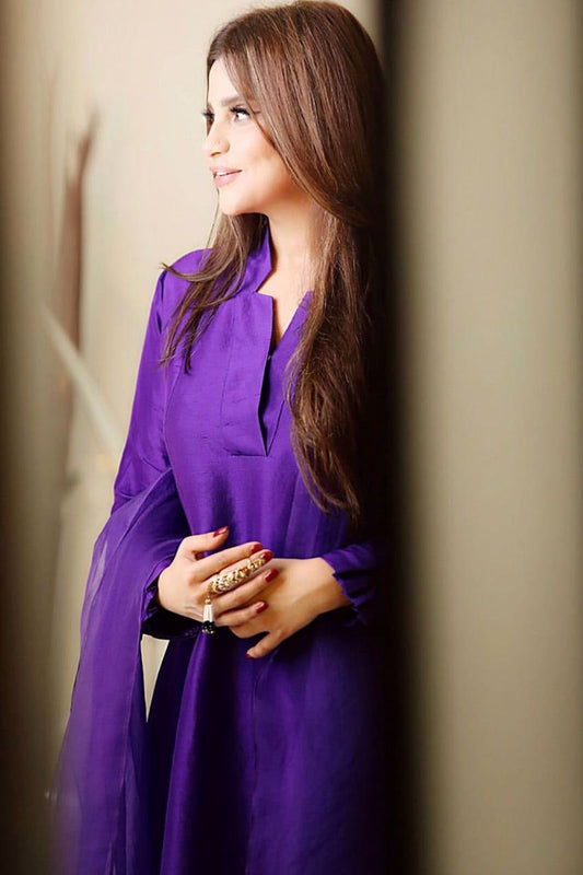 Violet Royality Shirt and Dupatta