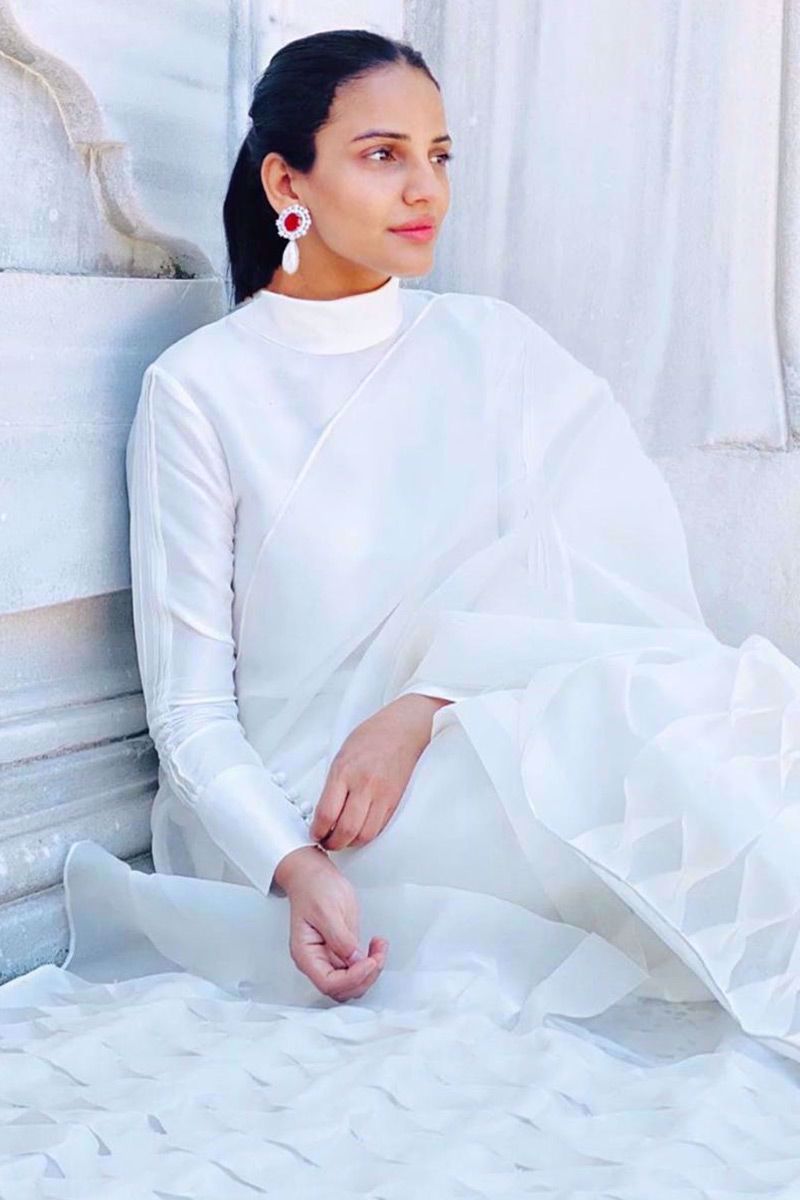 Crystal Moonstone Shirt and Dupatta