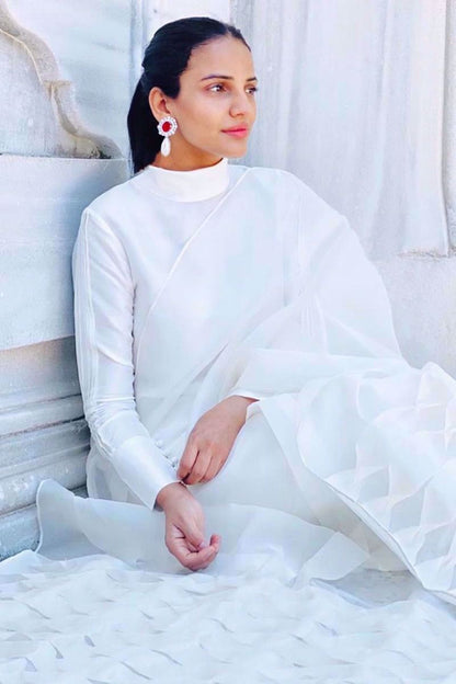 Crystal Moonstone Shirt and Dupatta