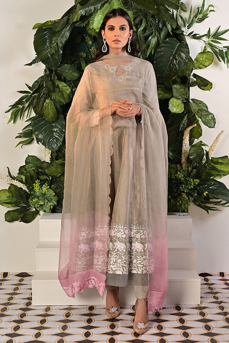 Eternal love Kalidaar and Dupatta With Pants
