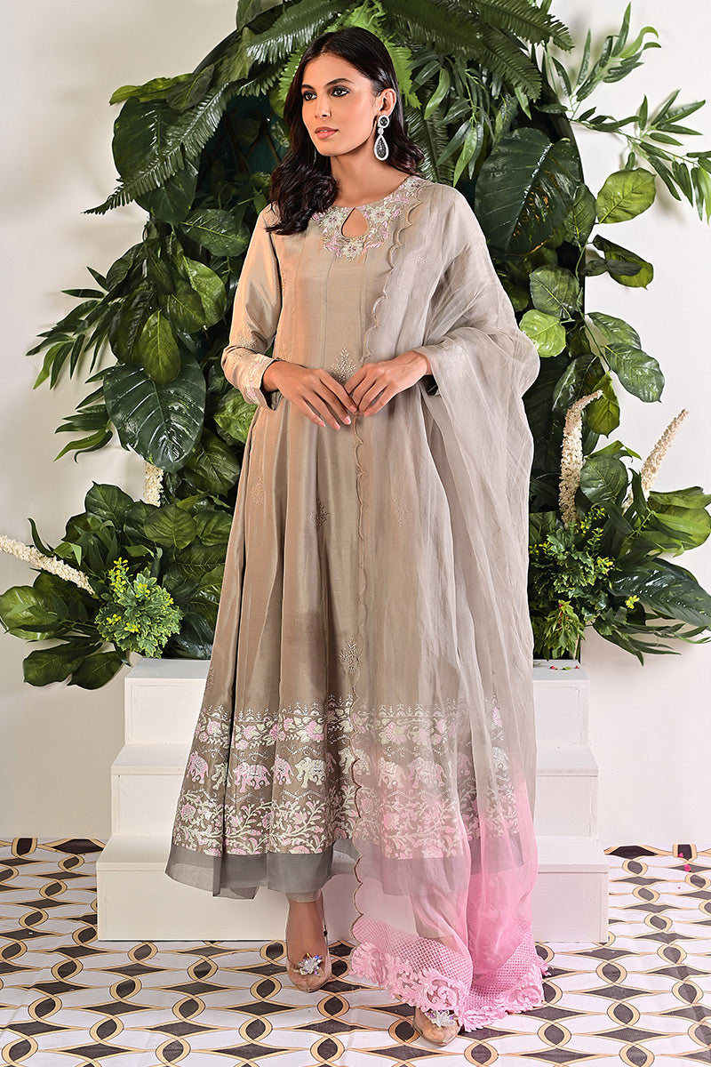 Eternal love Kalidaar and Dupatta With Pants