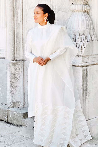 Crystal Moonstone Shirt and Dupatta