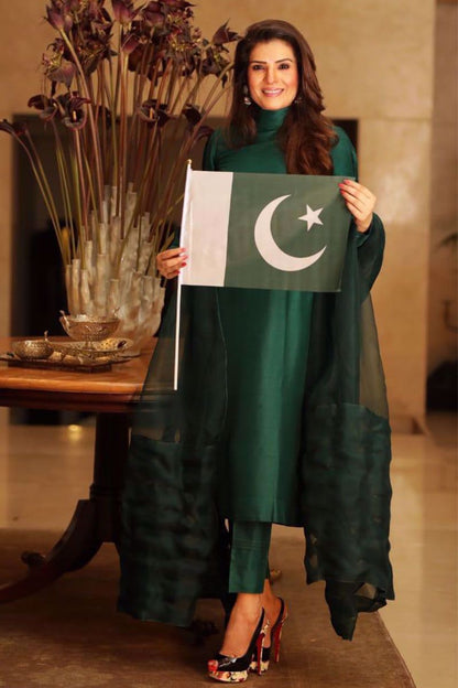 Emerald Affair Shirt and Dupatta