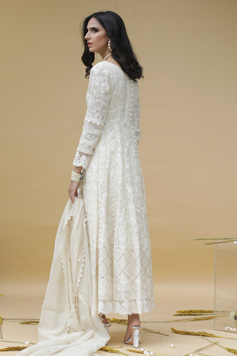 Kinar Angarkha and Dupatta With Pants