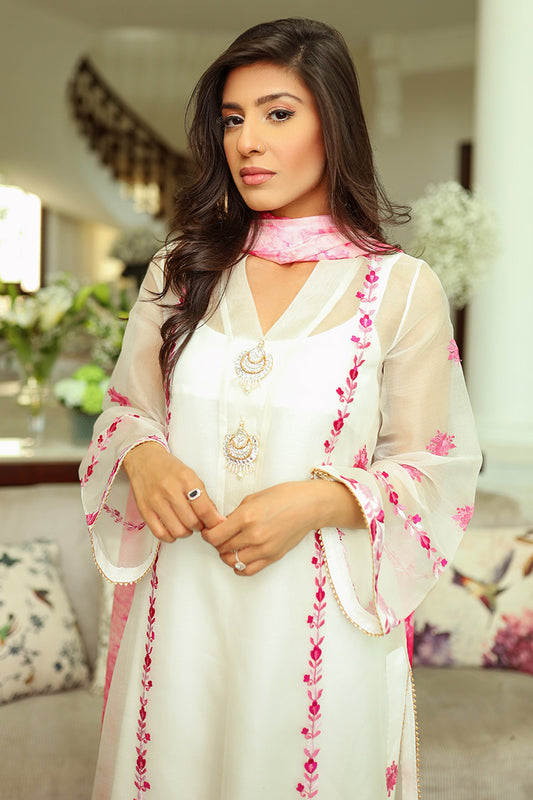 Pearl Essence Shirt and Dupatta With Pants