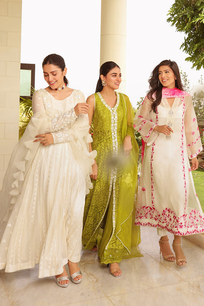 Pearl Essence Shirt and Dupatta With Pants