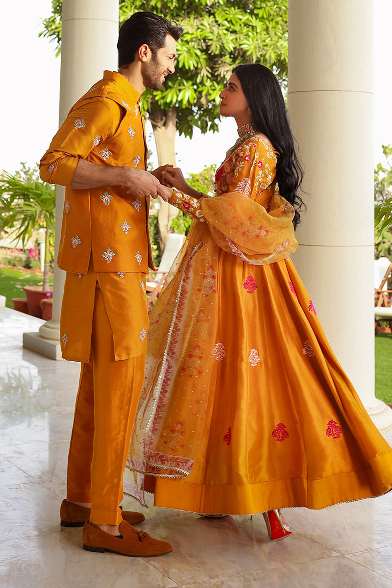 Delina Kalidaar and Dupatta With Pants