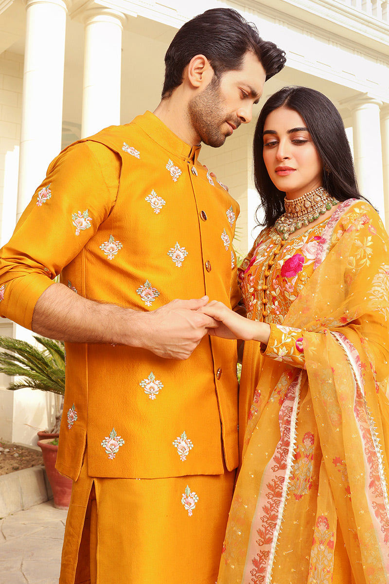 Delina Kalidaar and Dupatta With Pants